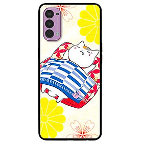 Ốp lưng dành cho Oppo Reno 4 mẫu Mèo May Mắn 1