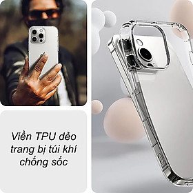 Ốp lưng chống sốc cho iPhone 16 Pro Max / 16Pro / 16 Plus / IP16 hiệu Gucase Likgus Crashproof - Thiết kế trong suốt, chống ố, giúp chống chịu mọi va đập - hàng nhập khẩu