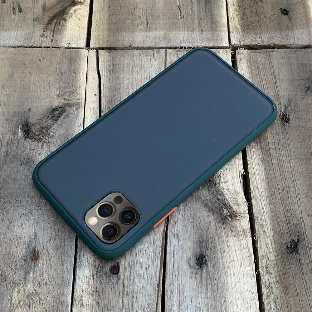 Ốp lưng chống sốc nút màu dành cho iPhone 12 / 12 Pro / 12 Pro Max / 12 Mini - Hàng chính hãng