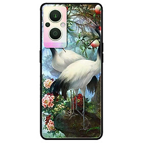 Ốp lưng dành cho Oppo A16K - Oppo A36 / A76 - Oppo Reno 7z 5G mẫu Cặp Đôi Hạc
