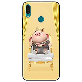 Ốp lưng in cho Huawei Y9 2019 Mẫu Heo Vua
