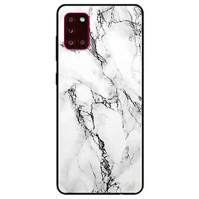 Ốp lưng dành cho Samsung A31 mẫu NỀN ĐÁ HOA 1