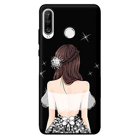 Ốp in cho Huawei P30 Lite Cô Gái Áo Trắng - Hàng chính hãng