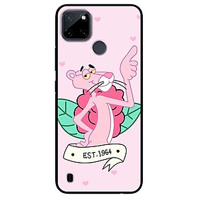 Ốp lưng dành cho Realme C21Y - C25Y mẫu Báo Hồng Chỉ Tay