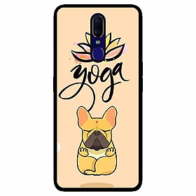 Ốp lưng in cho Oppo F11 Mẫu Cún Yoga