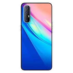 Ốp lưng dành cho Oppo Reno 3 Pro mẫu Hình Nền Hồng Xanh