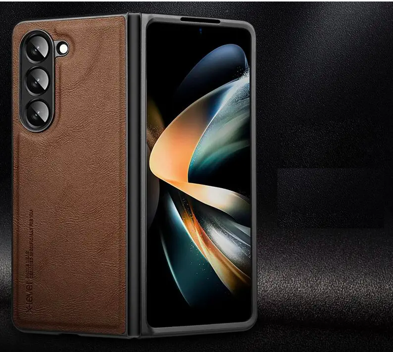 Ốp lưng cho SamSung Galaxy Z Fold 7 , Z Fold 6 , Z Fold 5 chính hãng X-level dạng da mềm - Hàng nhập khẩu