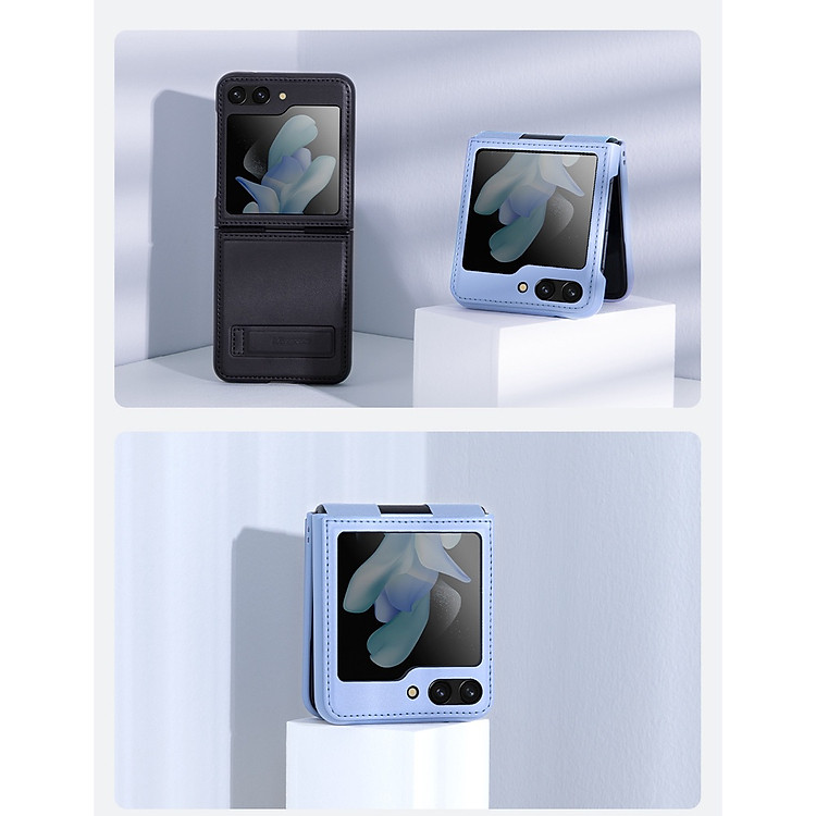 Ốp Case Nillkin Qin Leather (Vegan Leather) Dành Cho Samsung Galaxy Z Flip 5 5G - Hàng Chính Hãng