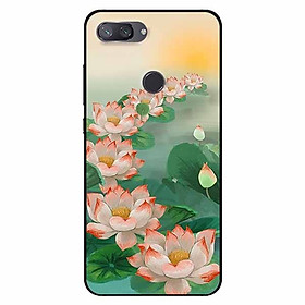Ốp lưng in cho Xiaomi Mi 8 Lite Mẫu Bảy Đóa Sen