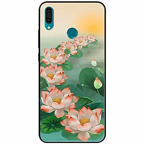Ốp lưng in cho Huawei Y9 2019 Mẫu Bảy Đóa Sen