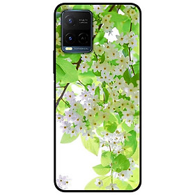 Ốp lưng dành cho Vivo Y21 - Vivo Y21s mẫu Hoa Li Ti Trắng