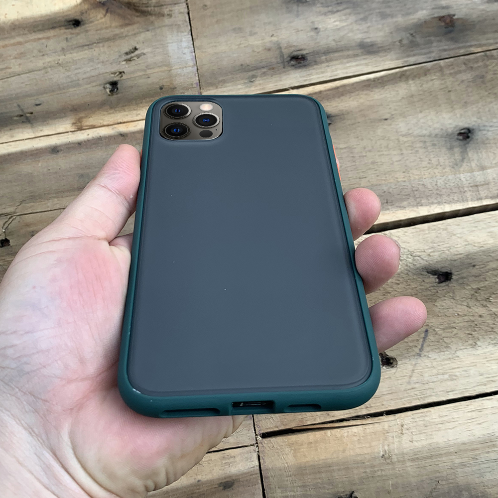 Ốp lưng chống sốc nút màu dành cho iPhone 12 / 12 Pro / 12 Pro Max / 12 Mini - Hàng chính hãng