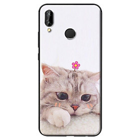 Ốp in cho Huawei Nova 3E Mèo Buồn - Hàng chính hãng