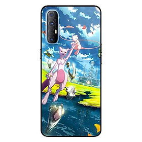 Ốp lưng dành cho Oppo Reno 3 Pro mẫu Khung Long Tím