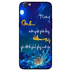 Ốp lưng in cho Oppo F3 Lite Mẫu Thư Pháp Cha Mẹ