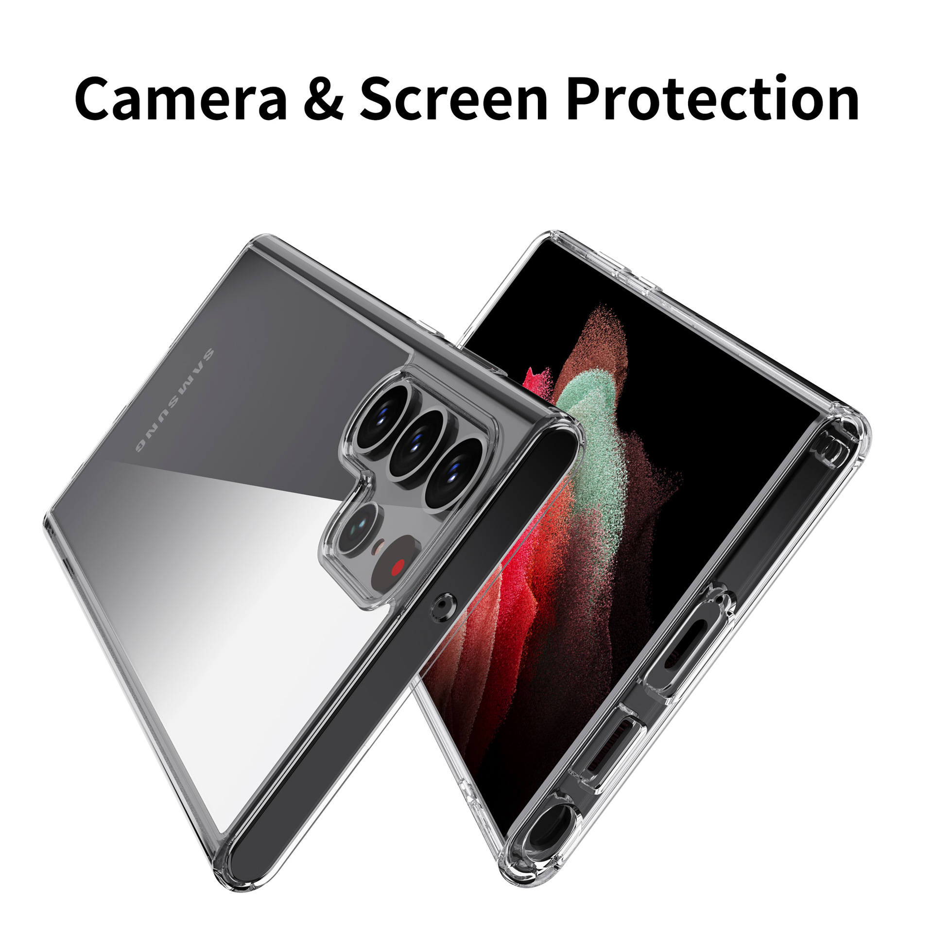 Ốp Lưng PC Trong Suốt Dành Cho Samsung Galaxy S24 / Galaxy S24 Plus / Galaxy S24 Ultra - Hàng Chính Hãng