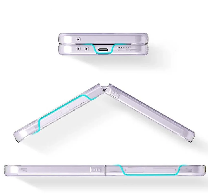 Ốp lưng trong suốt chống sốc cho Samsung Galaxy Z Flip 6 hiệu Likgus Crystal - Bảo vệ toàn diện, chống sốc chống va đập, đệm khí 4 góc - Hàng nhập khẩu