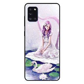Ốp lưng dành cho Samsung A31 mẫu Cô Gái Và Thiên Nga