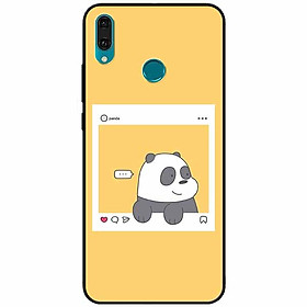 Ốp lưng dành cho Huawei Y9 2019 mẫu Chú Gấu Khung Hình