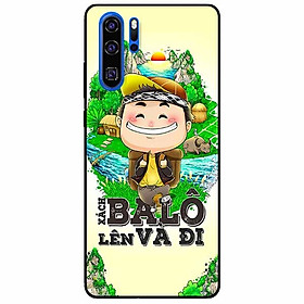 Ốp lưng in cho Huawei P30 Pro Mẫu Xách Balo Lên Nam