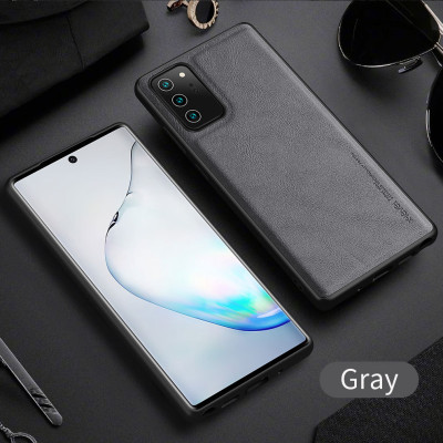 Ốp lưng da cho Samsung Galaxy Note 20, Note 20 Ultra hãng X-level cao cấp viền mềm chống sốc - Hàng chính hãng