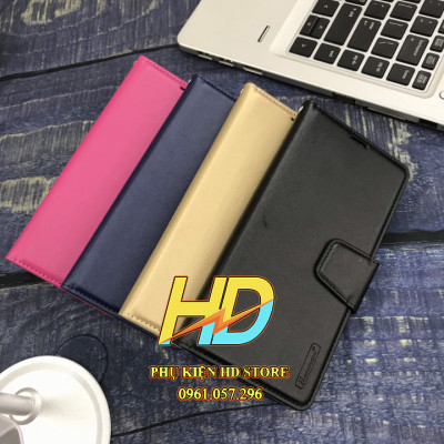 Bao Da Dạng Ví Dành Cho SamSung Galaxy A04s Chính Hãng Hanman có quai gài, Ngăn ví tiền, ngăn đựng thẻ - Hàng Chính Hãng