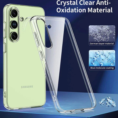 Ốp lưng dẻo silicon cho Samsung Galaxy A56 , A26 , A14 , A24 , A34 , A54 , A36 , A16 , A06 , A55 , A35 , A15 , A25 hiệu Ultra Thin (siêu mỏng 0.6mm, chống trầy, chống bụi) - Hàng nhập khẩu