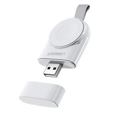 Ugreen 50944 Màu Trắng Sạc không dây cho đồng hồ thông minh Apple có Chip MFI CD144 - Hàng chính hãng