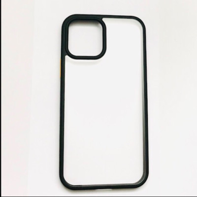 Ốp lưng cho iPhone 13 Pro Max hiệu ROCK Guard Hybrid Glass Pc viền màu chống sốc (Không ố màu) - Hàng nhập khẩu