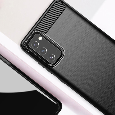 Ốp lưng chống sốc Vân Sợi Carbon cho Samsung Galaxy S20 FE - hàng chính hãng