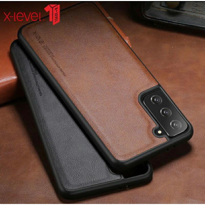Ốp lưng cho Samsung Galaxy S24 Fe , S20 FE , S21 FE , S23 FE hiệu X-Level da PU chống sốc chống bám bẩn chống vân tay, siêu bền - hàng nhập khẩu
