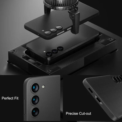 Ốp lưng nhám chống sốc siêu mỏng 0.3mm cho Samsung Galaxy S25 Plus hiệu Memumi có gờ bảo vệ camera - Hàng nhập khẩu