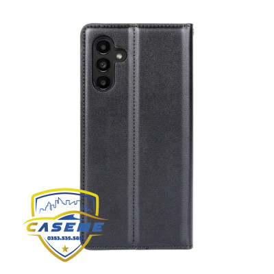 Bao da dạng ví dành cho Samsung Galaxy A55 5G, A35 5G, A25 5G, A15, A05s hàng chính hãng Hanman có quai cài (Tặng 2 túi PVC đựng thẻ ATM)