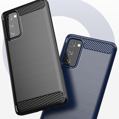 Ốp lưng chống sốc Vân Sợi Carbon cho Samsung Galaxy S20 FE - hàng chính hãng