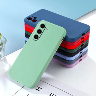 Ốp lưng silicon case cho Samsung Galaxy S23 FE mỏng 0.3mm chống bám bẩn hiệu KST mặt lưng siêu mềm mịn, có gờ bảo vệ camera - hàng nhập khẩu