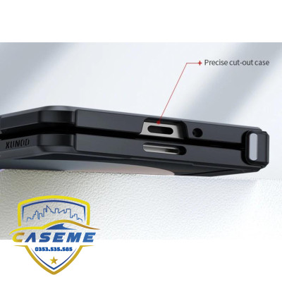 Ốp lưng chống sốc dành cho Samsung Z Fold5/Z Fold6/Z Fold 7 XUNDD - Hàng Chính Hãng