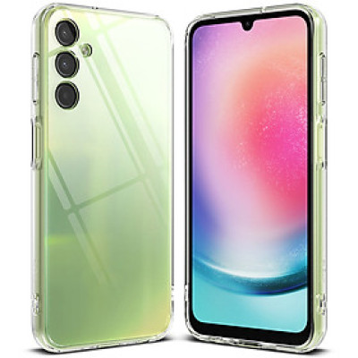 Ốp lưng silicon dẻo cho Samsung Galaxy A24 4G hiệu Ultra Thin trong suốt mỏng 0.6mm độ trong tuyệt đối chống trầy xước - Hàng nhập khẩu