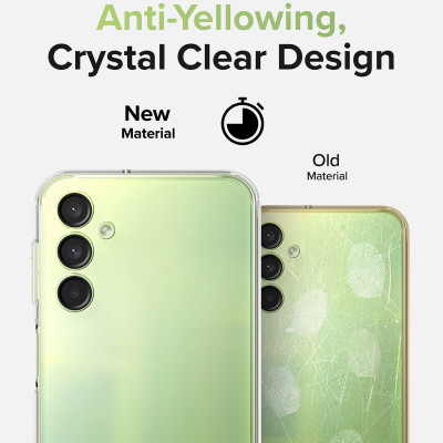 Ốp lưng silicon dẻo cho Samsung Galaxy A24 4G hiệu Ultra Thin trong suốt mỏng 0.6mm độ trong tuyệt đối chống trầy xước - Hàng nhập khẩu