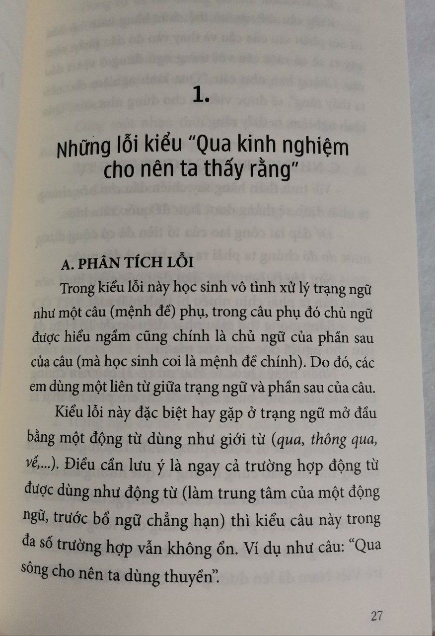 Sách - Sổ Tay Sửa Lỗi Hành Văn