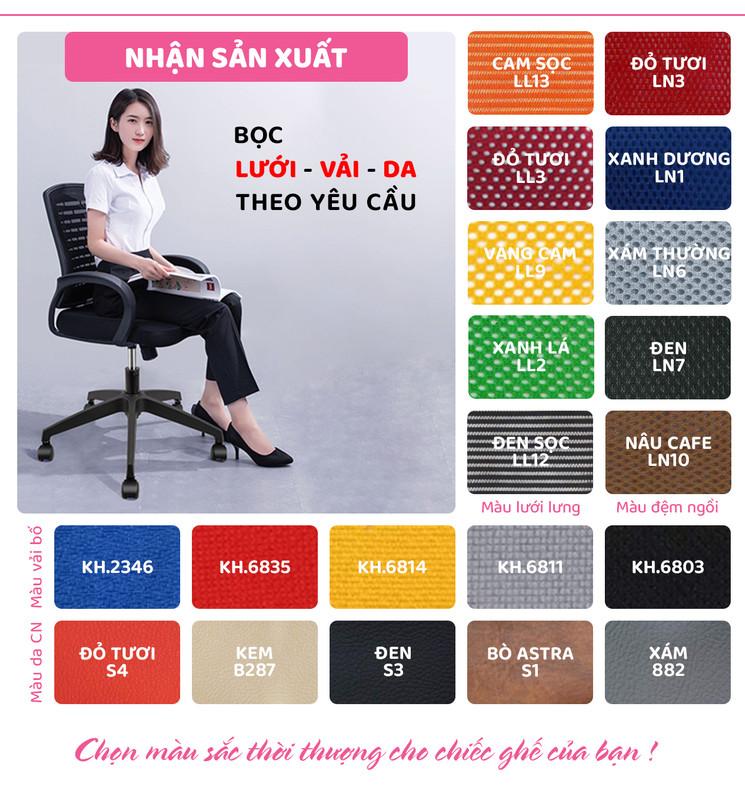 Ghế phòng họp chân quỳ inox bọc da SMLIFE Odette