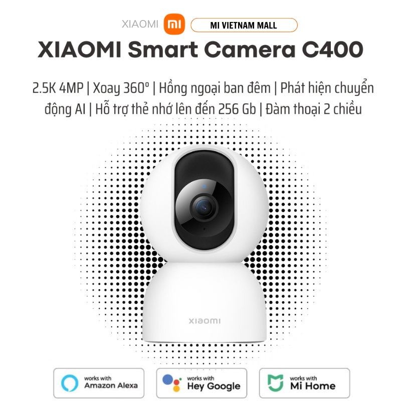 Camera quan sát Xiaomi C400 Smart 2.5K - Hàng Nhập Khẩu