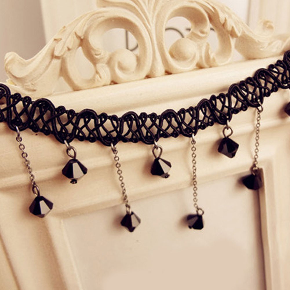 Vòng cổ choker đen