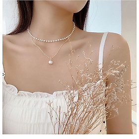 Dây chuyền choker ngọc trai