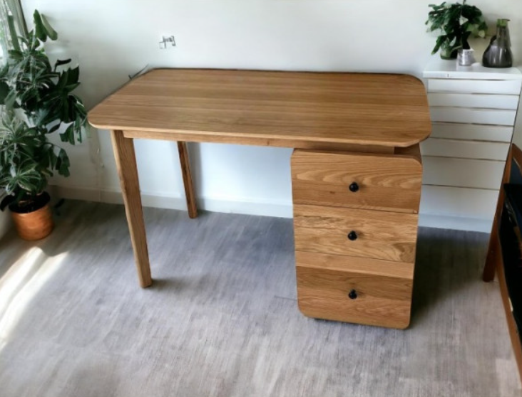 Bàn làm việc 3 ngăn kéo SM03CT Juno Sofa KT Ngang 120 x Sâu 55 x Cao 76cm