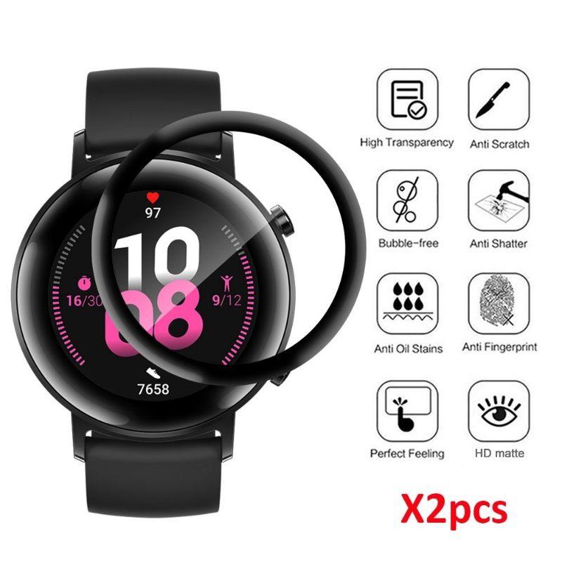 Cường lực màn hình 3D Cạnh Cong Full viền cho Huawei Watch GT2 42mm