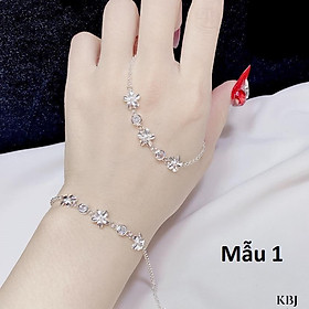 Lắc tay nữ mặt cỏ 4 lá cao cấp chất liệu bằng bạc s925 SA0118 - Bạc trang sức PKG
