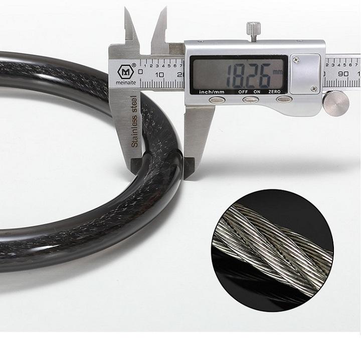 Khóa Xe Đạp 4 Mật Khẩu, Chống Trộm Di Động Vòng Cố Định Phụ Kiện Xe Đạp