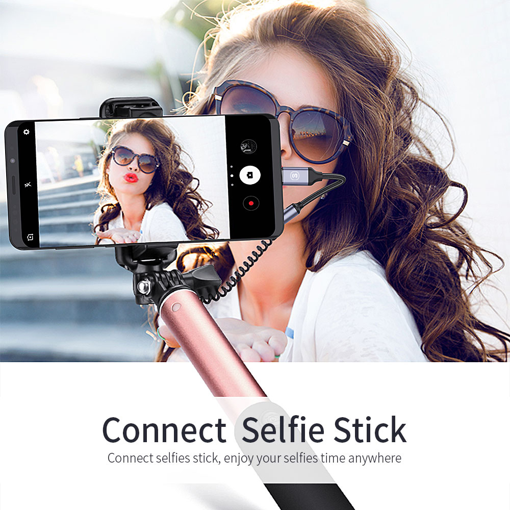 Cáp USB Type C to 3.5mm cao cấp - Hàng Chính Hãng