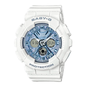Đồng Hồ Nữ Dây Nhựa Casio Baby-G BA-130-7A2DR Chính Hãng - BA-130-7A2