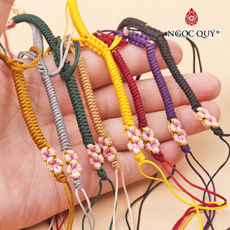 Vòng tay thắt dây vải - Ngọc Quý Gemstones